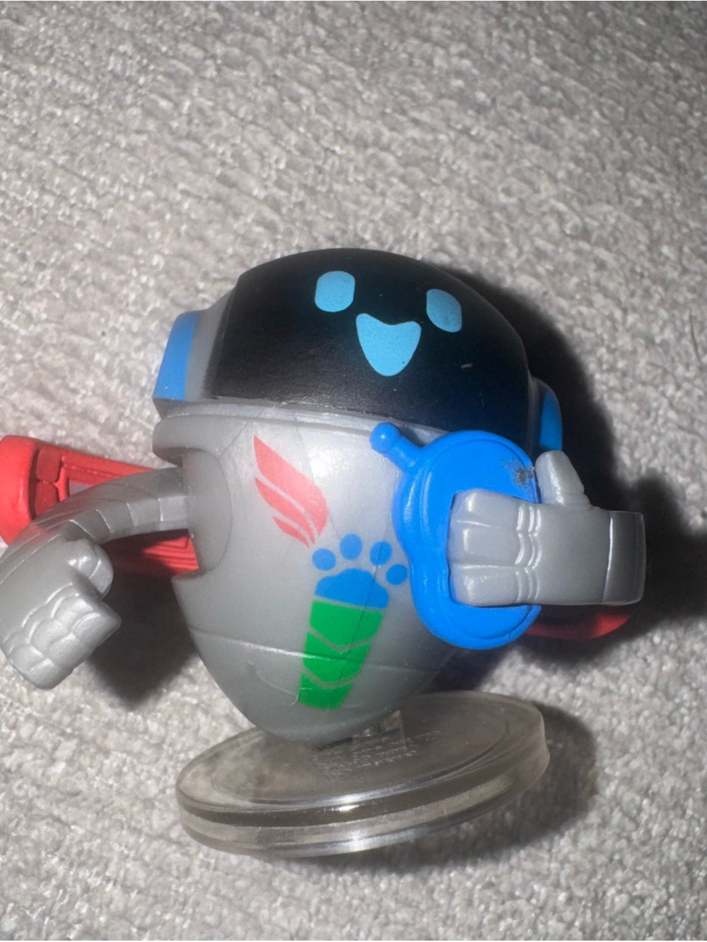 Kids Gray & Black Robot Figure Toy with Blue Headset - Picture 4 of 9